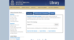 Desktop Screenshot of library.uscb.edu